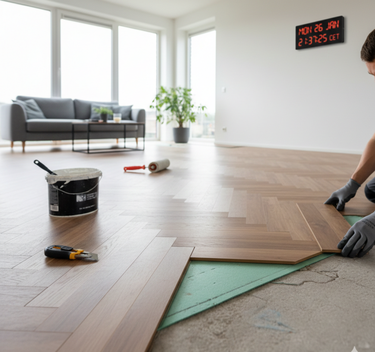 Nieuwe vloer laten leggen